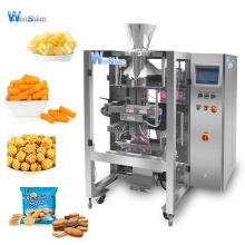 Vertical Automatic Pillow Bag Snack Food Sachet Emballage Chips Packing Machine